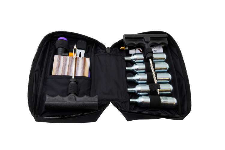 V1 Motor CO2 Motorcycle, ATV Flat Repair Kit Tubeless Emergency Tire Repair Kit