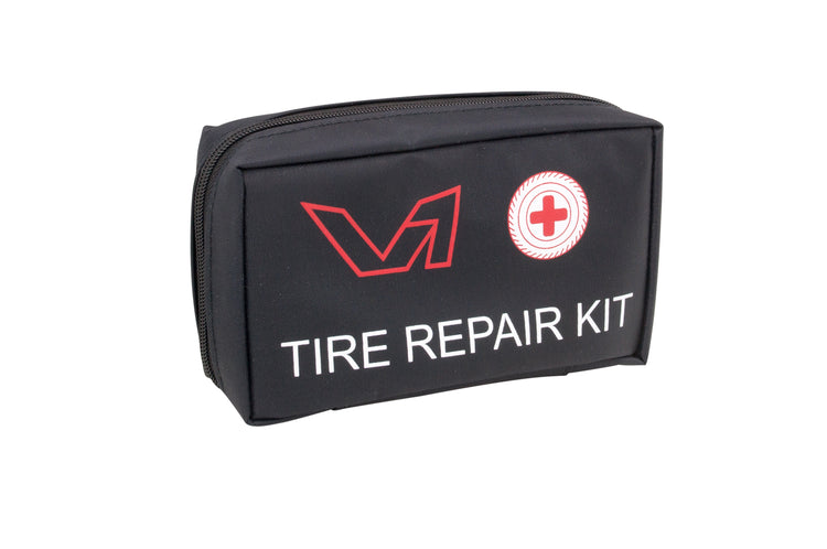 V1 Motor CO2 Motorcycle, ATV Flat Repair Kit Tubeless Premium Emergency Tire Repair Kit